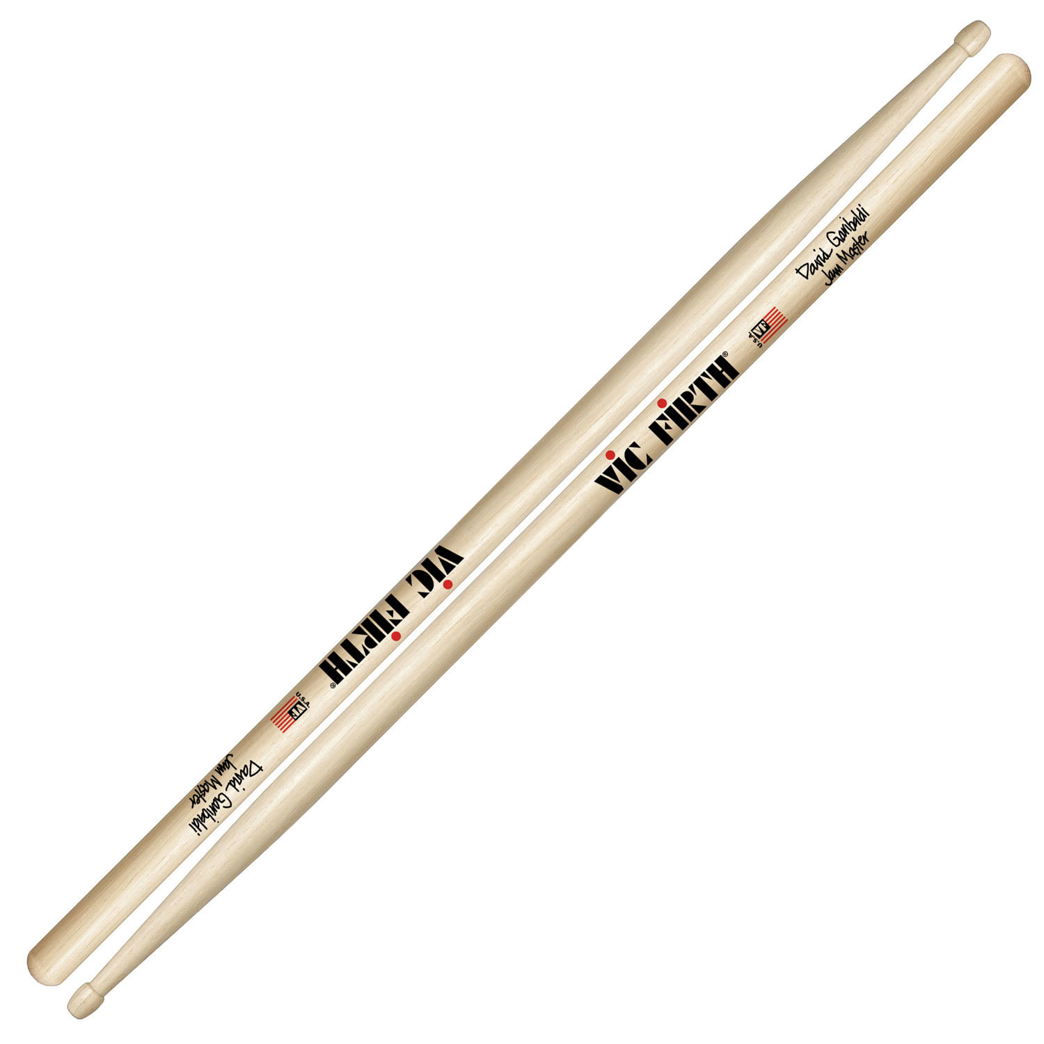 美國 Vic Firth JM DAVID GARIBALDI 簽名鼓棒 胡桃木