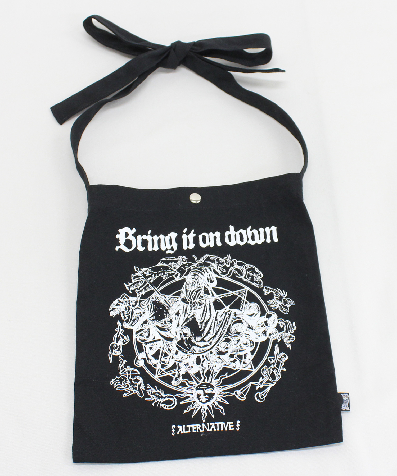 R.N.A綁帶設計圖樣側背包