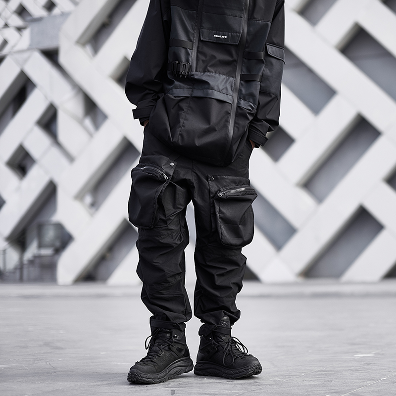 大口袋機能戰術工裝束腳褲