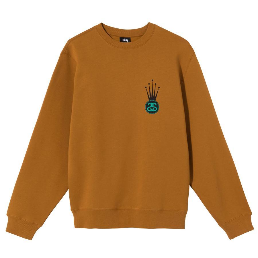 [現貨]  Stussy Crown Link Crew "Caramel"
