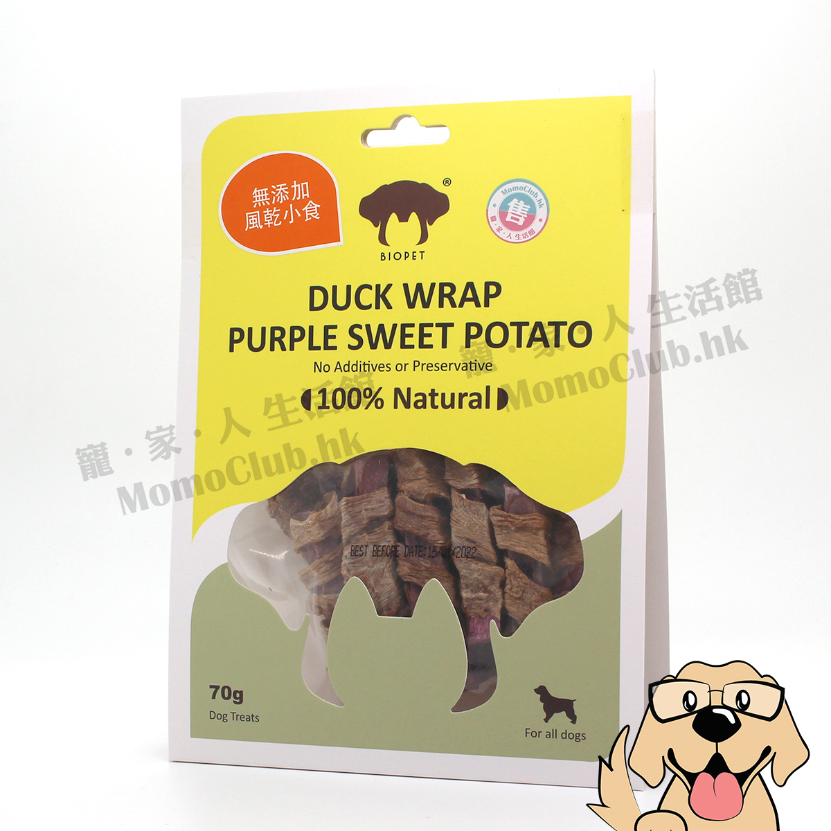 Biopet - Duck Wrap Sweet Purple Potato 70g