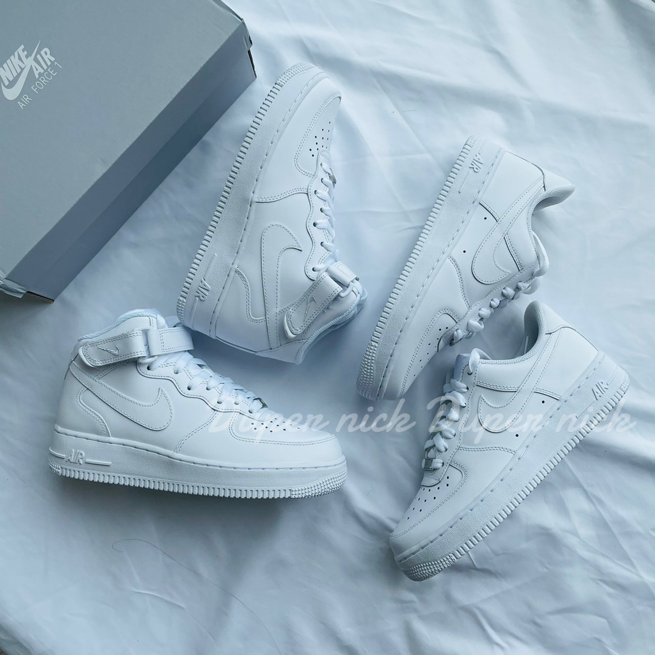 NIKE Air Force 1 鐵牌 低筒 男生
