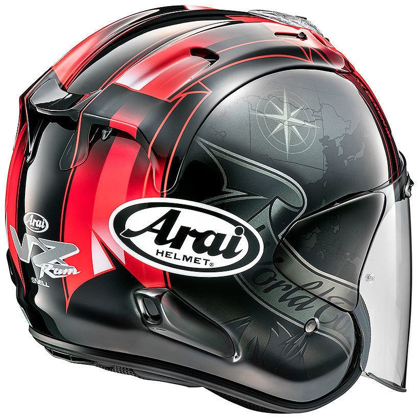 ARAI VZ-RAM HARADA TOUR BLACK 3/4罩