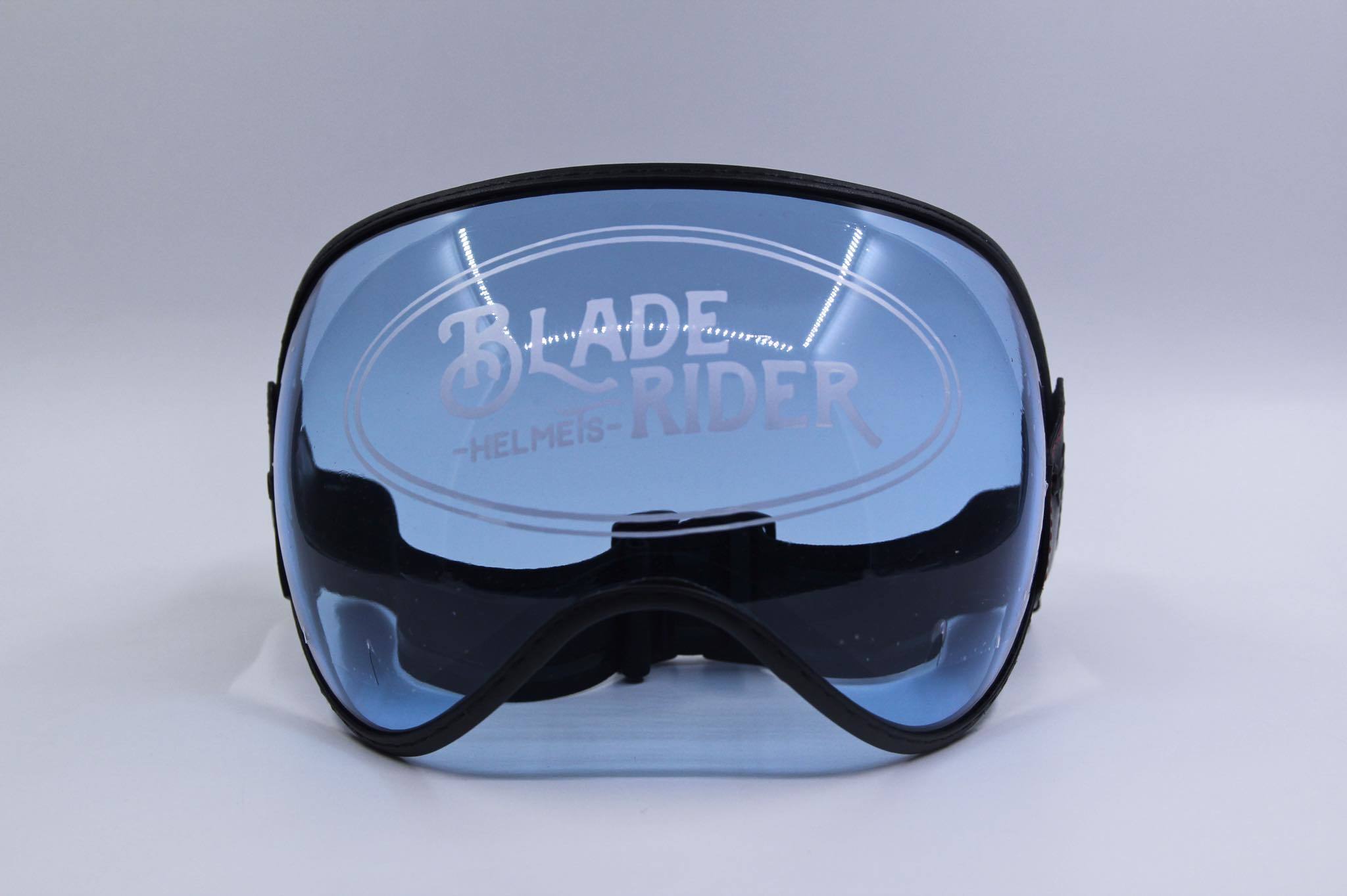 BLADE RIDER 山車帽鏡片 藍色 防起霧 山車帽 專用 綁帶風鏡 鏡片 泡泡鏡