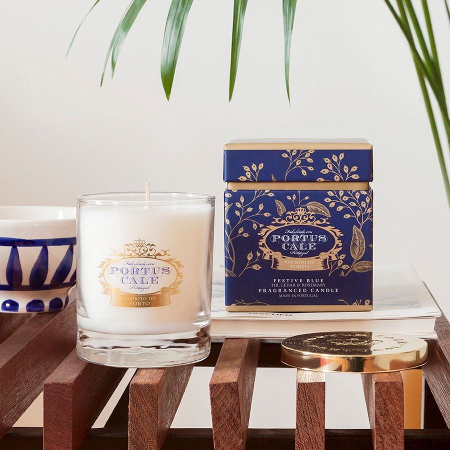 Castelbel Portus Cale節日藍色香薰蠟燭