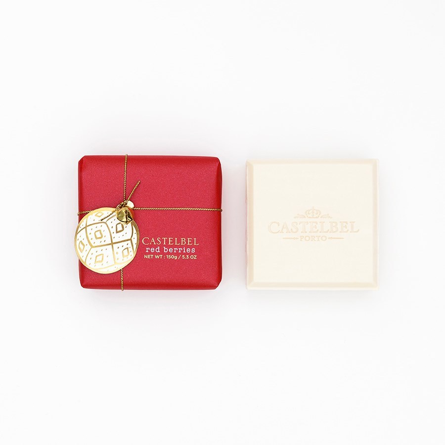 Castelbel Xmas Sparkle紅色漿果香皂 150g