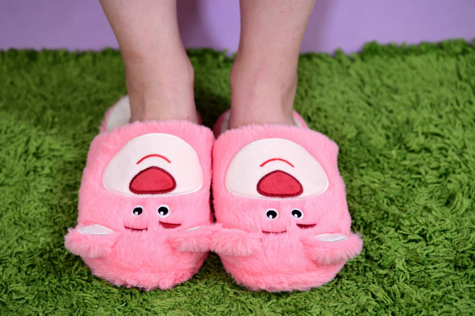 【❤️】卡通可愛毛絨拖鞋｜勞蘇 | 腳部冰冷 | 暖笠笠 | 軟綿綿｜防滑膠底 (逢星期日截單後7-14個工作天發貨)