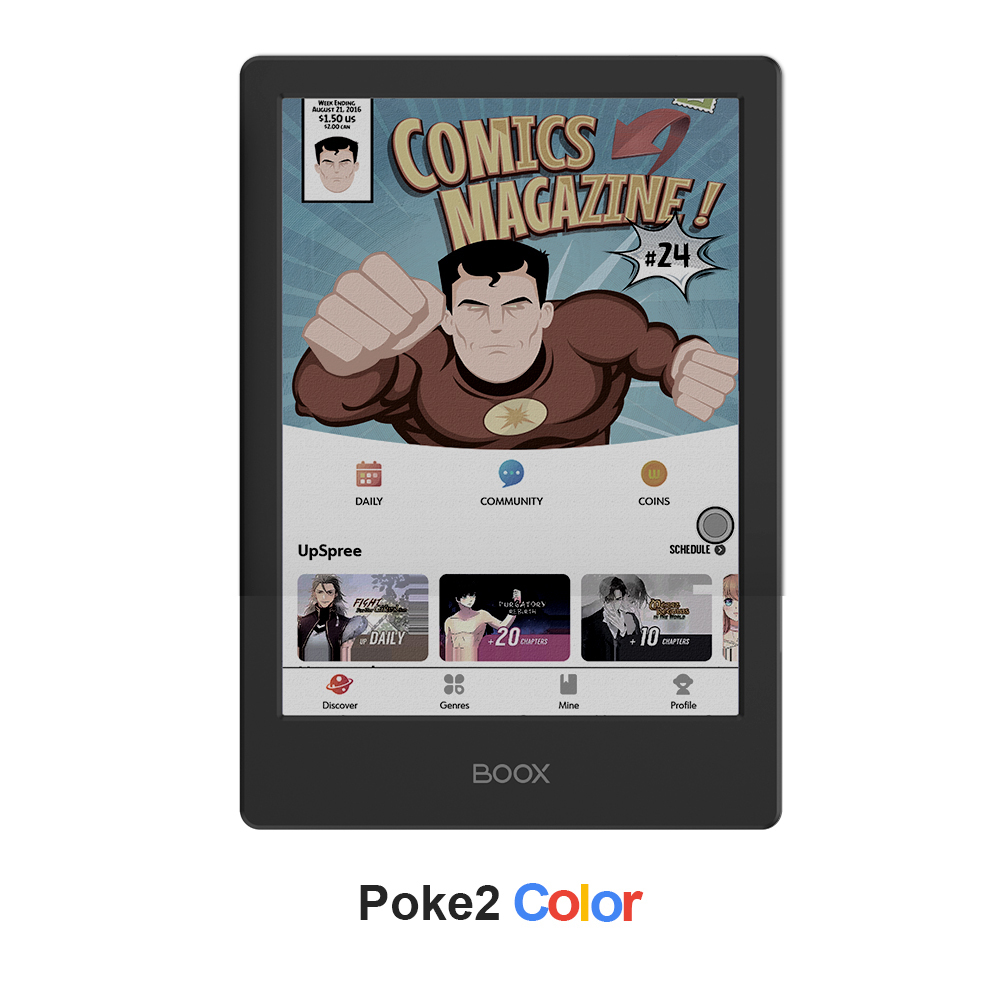 BOOX color eink reader 6”