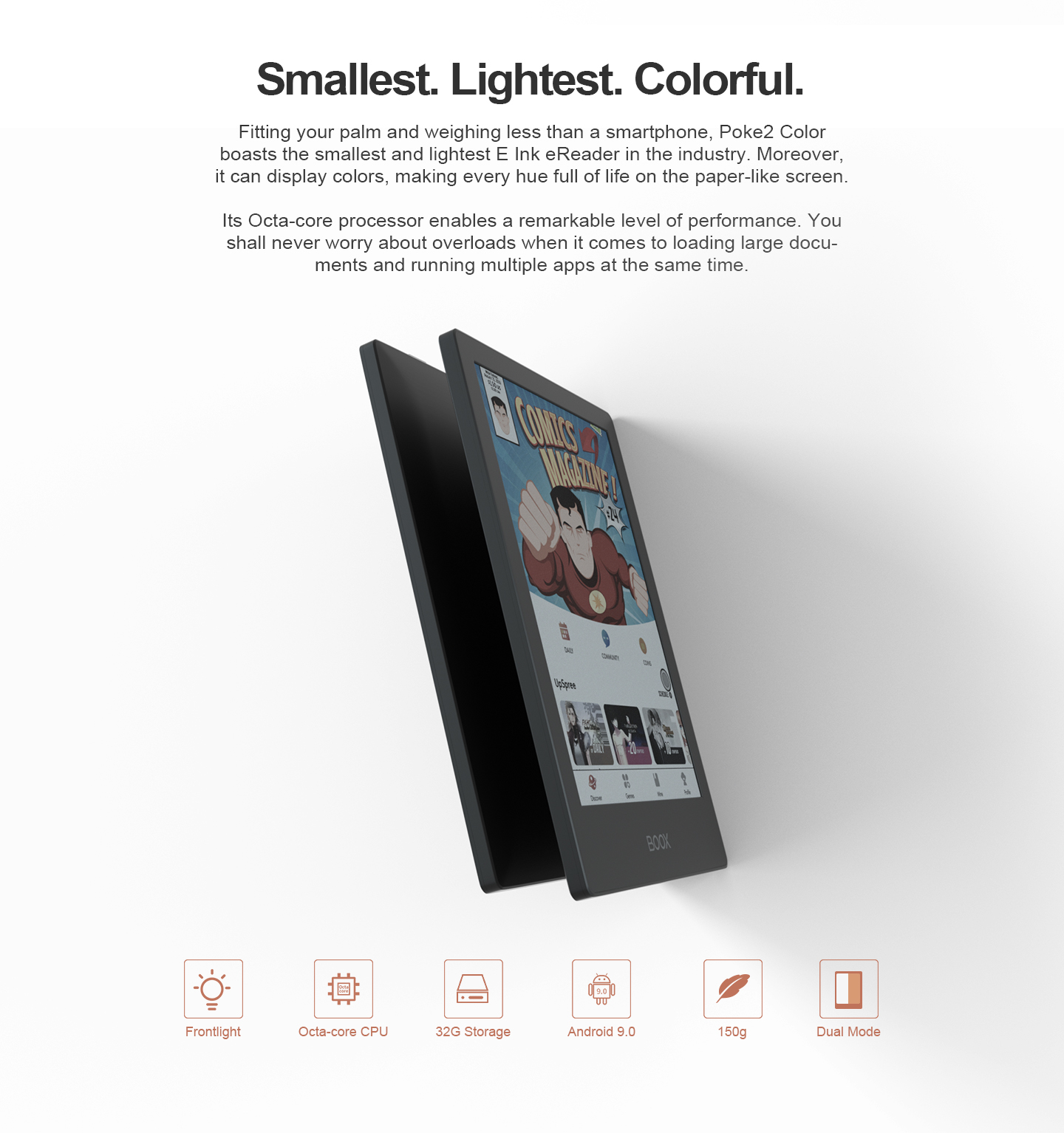 BOOX color eink reader 6”