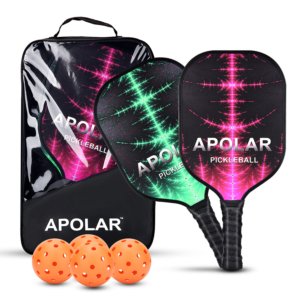 Lightweight Pickleball Paddle Racket & Sweat Absorbent Cushioned Grip