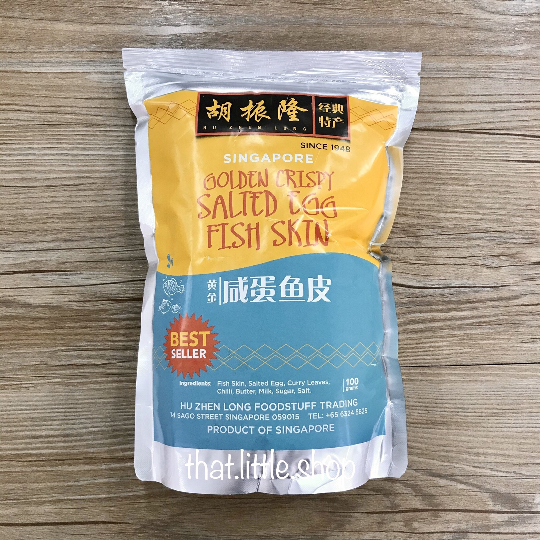 Hu Zhen Long Salted Egg Fish Skin