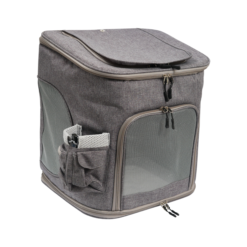 TRENY 日款通風寵物背包 - 灰