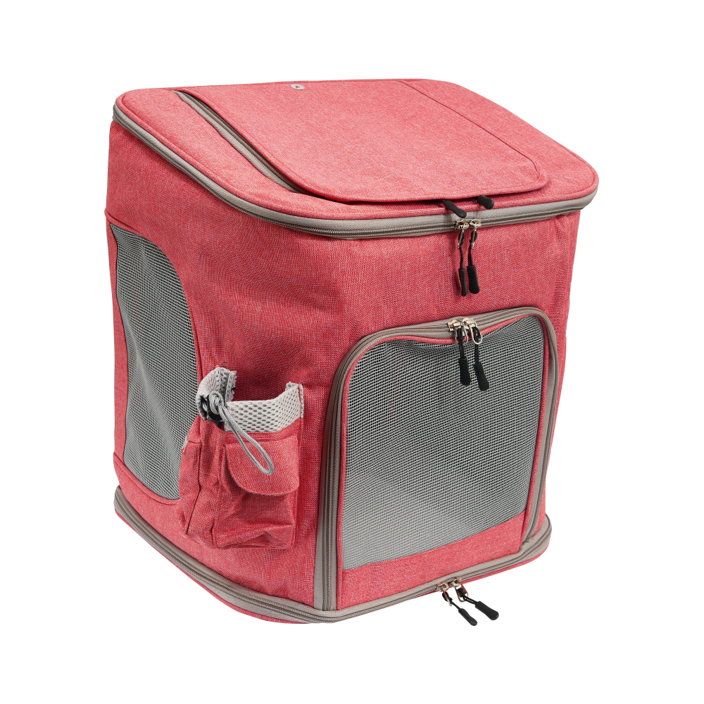 TRENY 日款通風寵物背包 - 紅