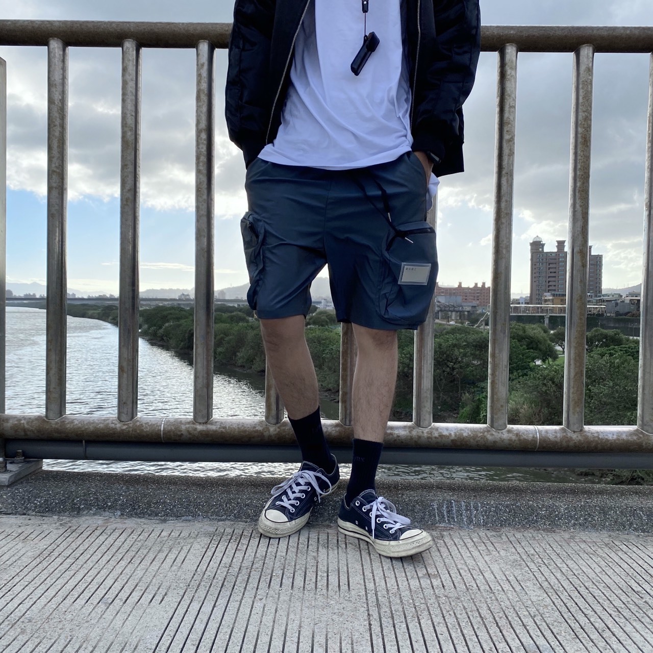 XCTRL 炫光大收納口袋工裝短褲