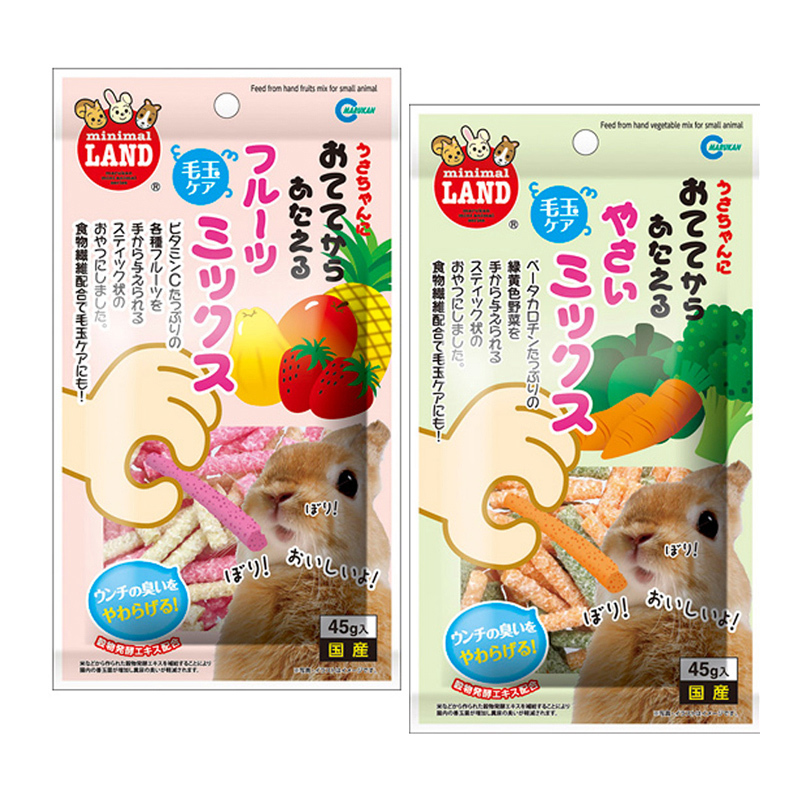 日本MARUKAN-小動物膳食纖維棒-水果/蔬菜45g