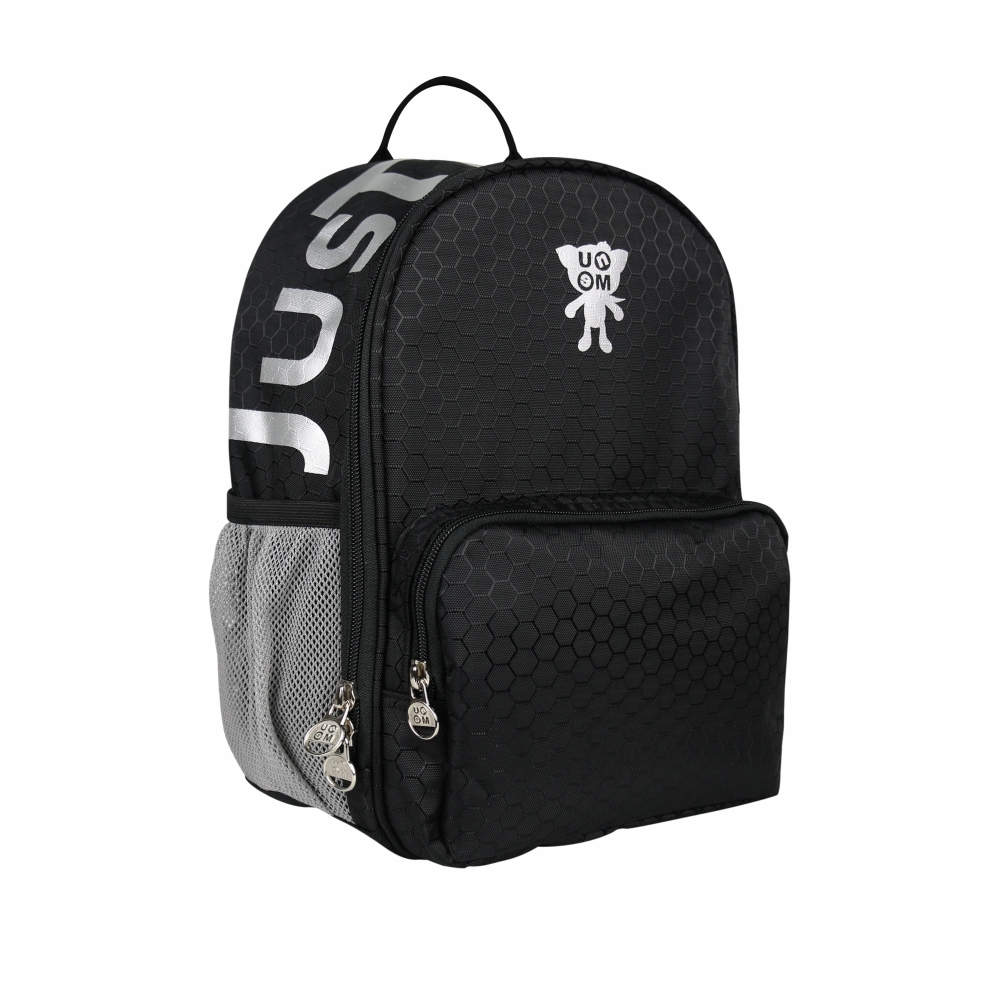 簡約學院幼兒減壓透氣背包 - 黑色