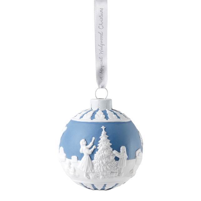 Wedgwood Christmas Dressing the Tree Bauble Ornament