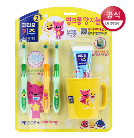 PinkFong Baby Shark牙刷套裝