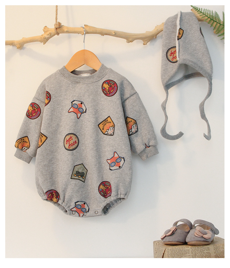 baby fox bodysuit