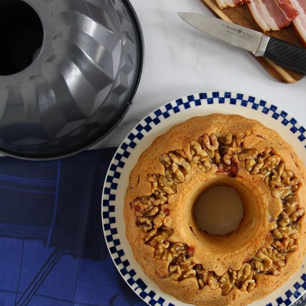 (微福利展示)黑軟矽膠模系列-薩瓦林蛋糕模