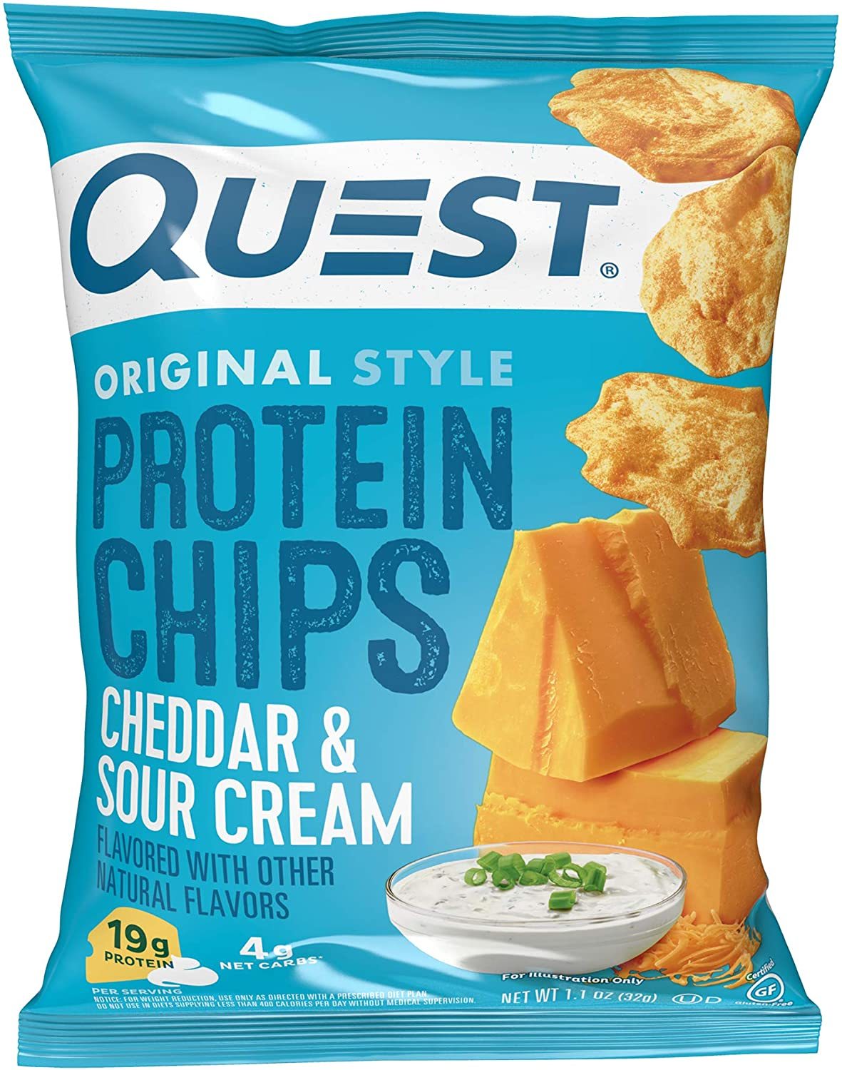 Quest Nutrition車打酸忌廉高蛋白薯片