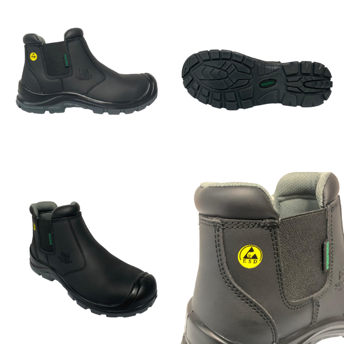 WORLDPOLO 工業安全鞋 纖維鞋頭/底 D2013