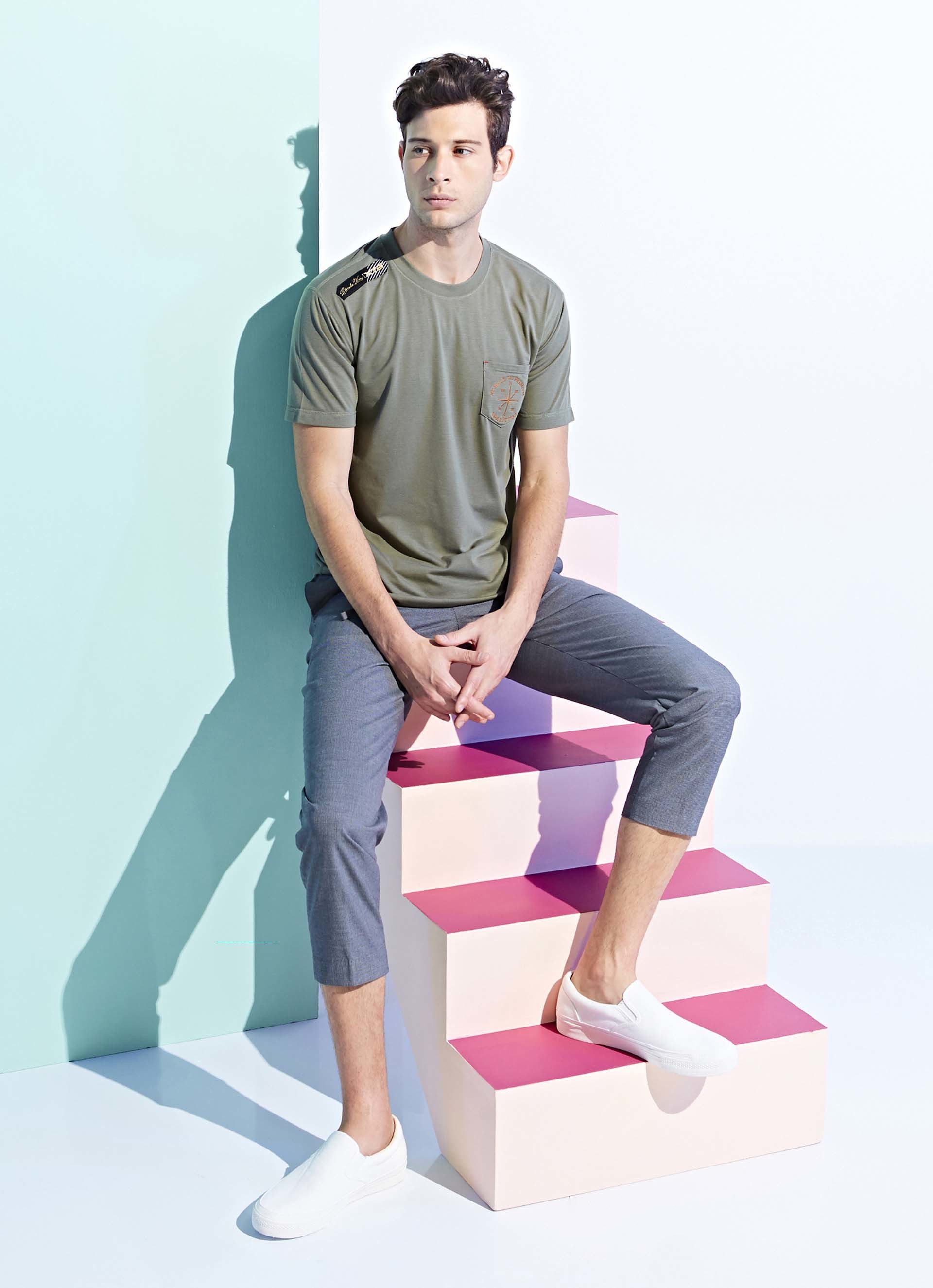NASA認證XT2銀纖維抗菌99.9%男上衣-1962MT-苔綠色