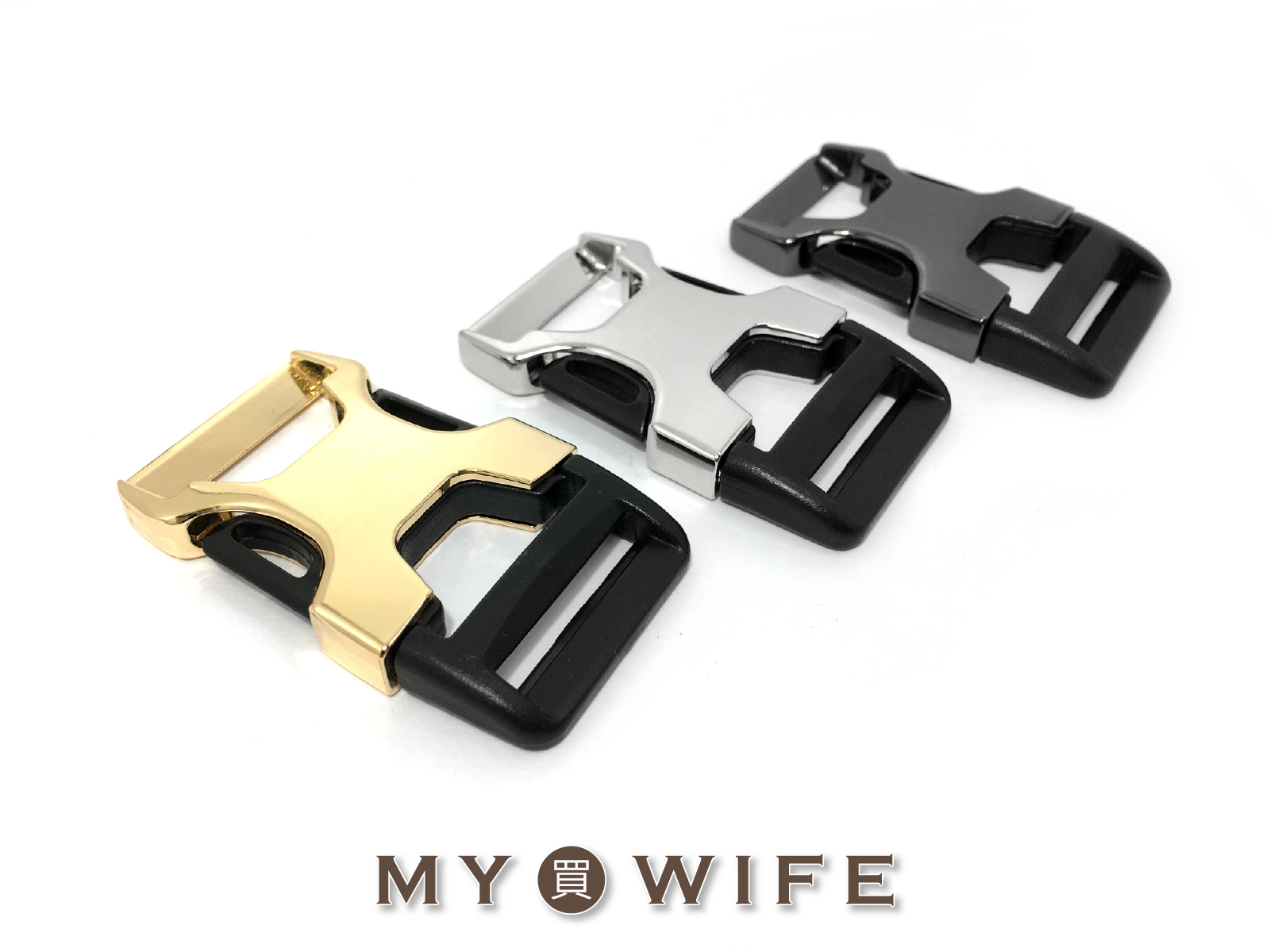 1吋(25mm)合金塑料插扣_3色【YR-20111204】