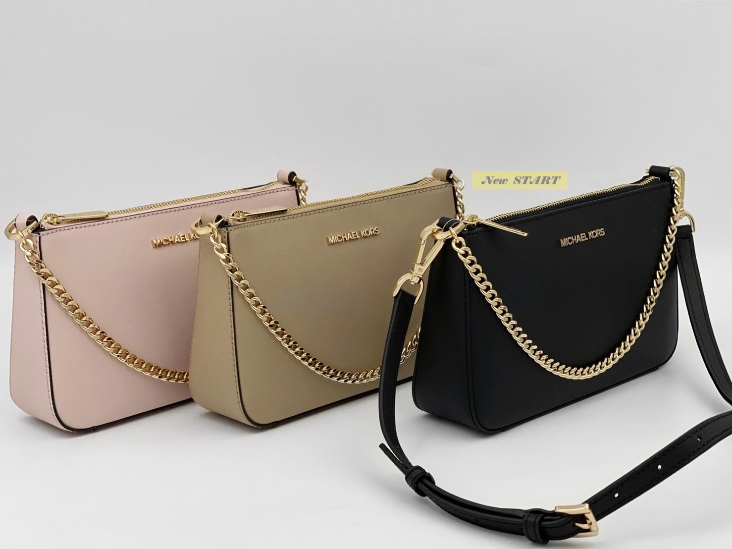 Michael Kors MK 防刮皮革 兩用包 麻將包 鏈包