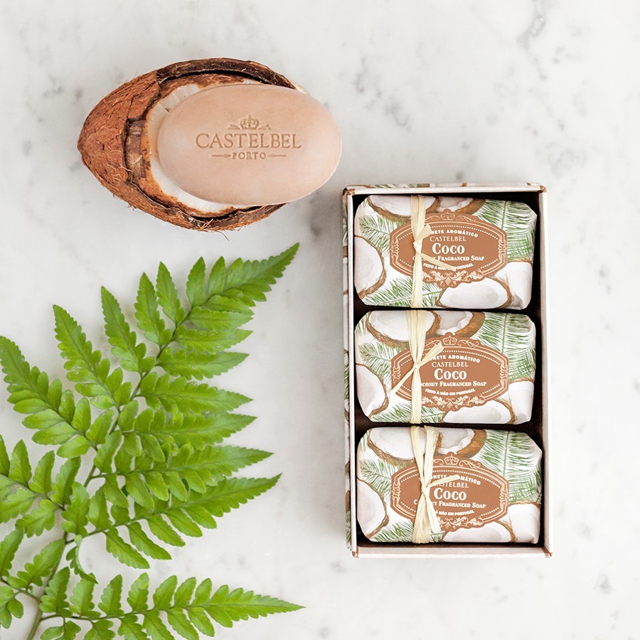 Castelbel Ambiente 椰子香皂套裝 (150g x3)