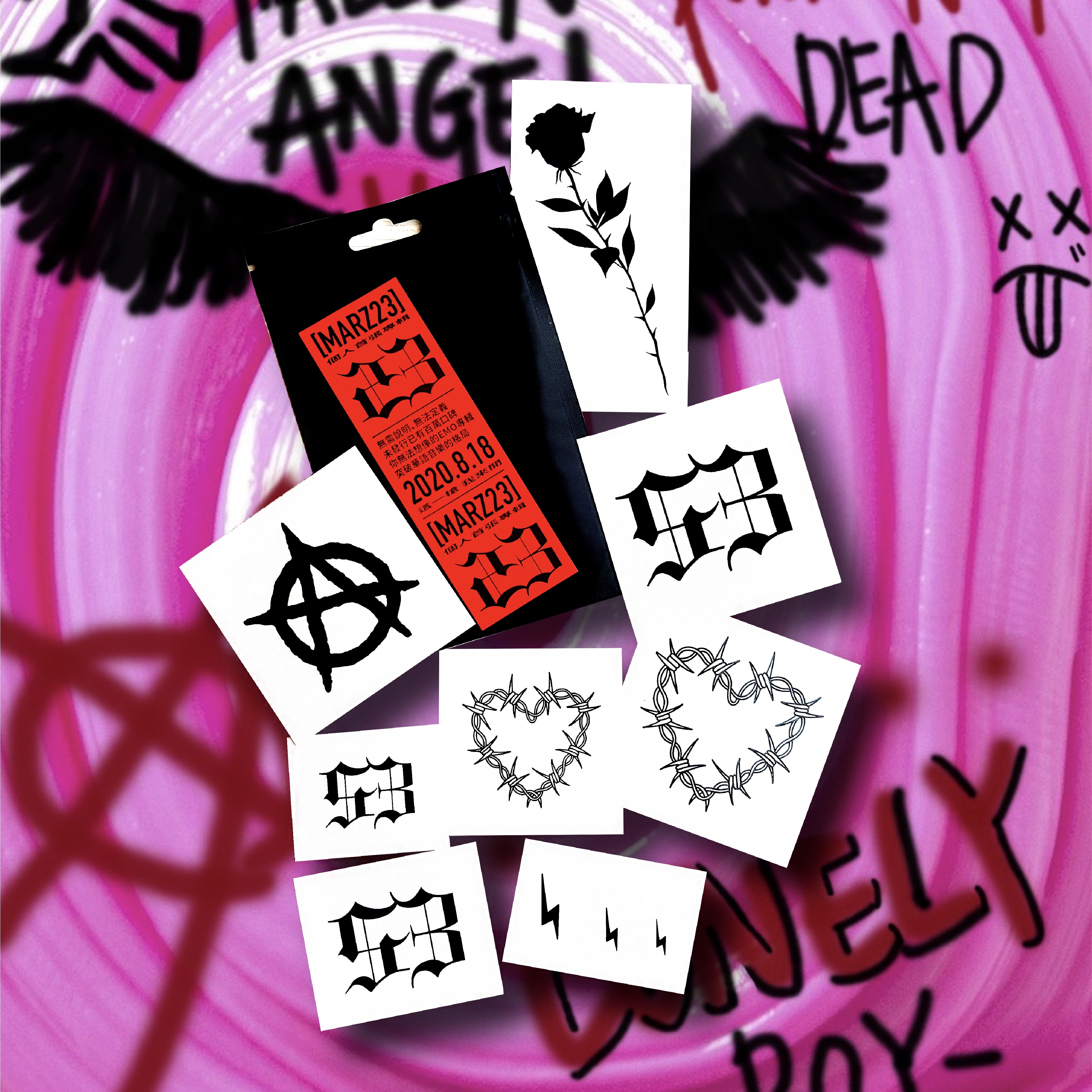 Marz23 / 23 紋身貼紙