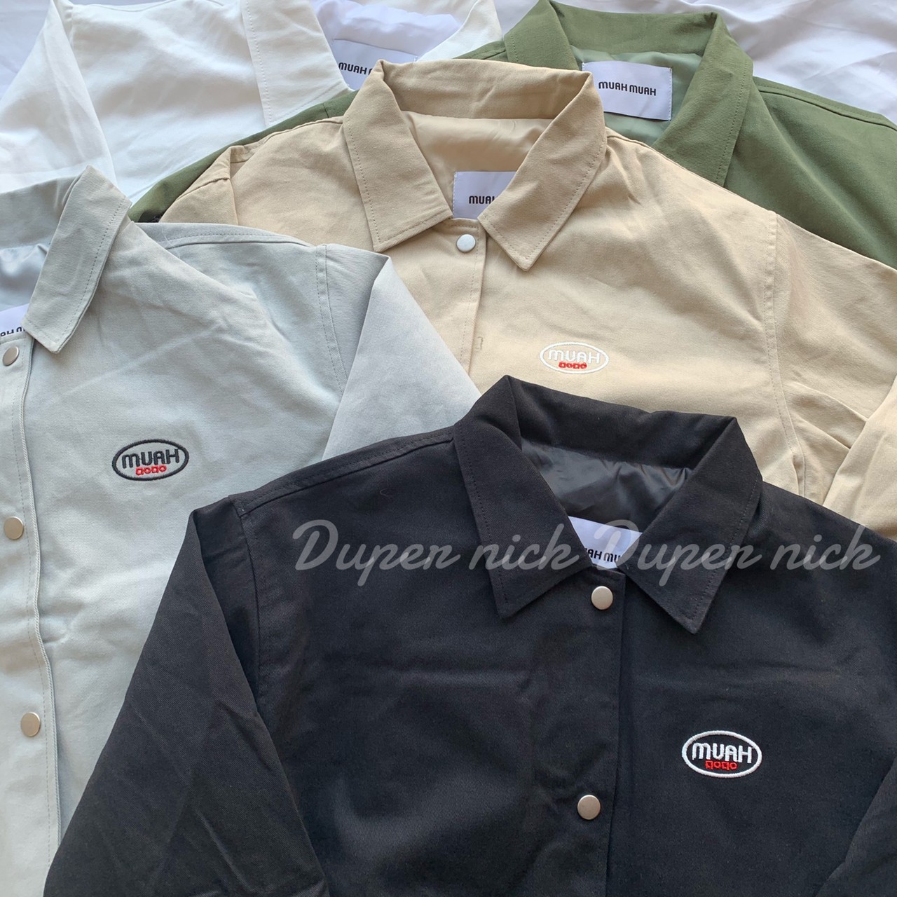 韓國 Muahmuah  挺版 教練外套