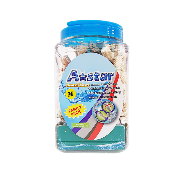 A Star Bones-多效雙頭-潔牙骨家庭號 狗零食