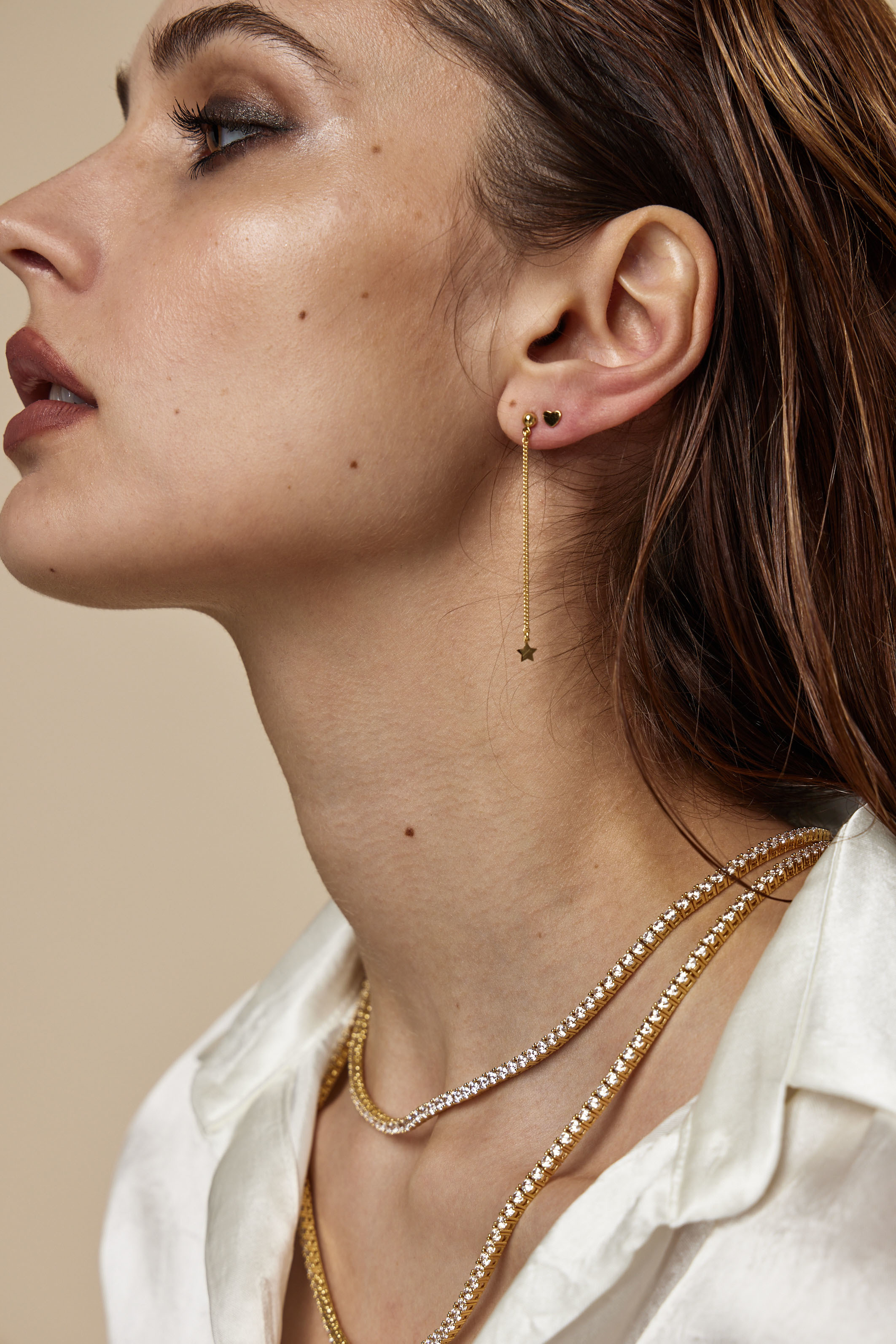 垂吊星星耳環(現貨)