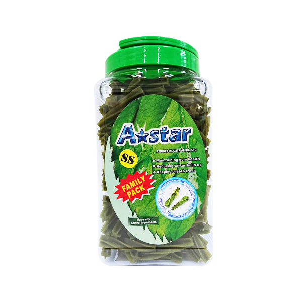 A Star Bones-草本五星螺旋-潔牙骨家庭號(SS/S/M) 狗零食