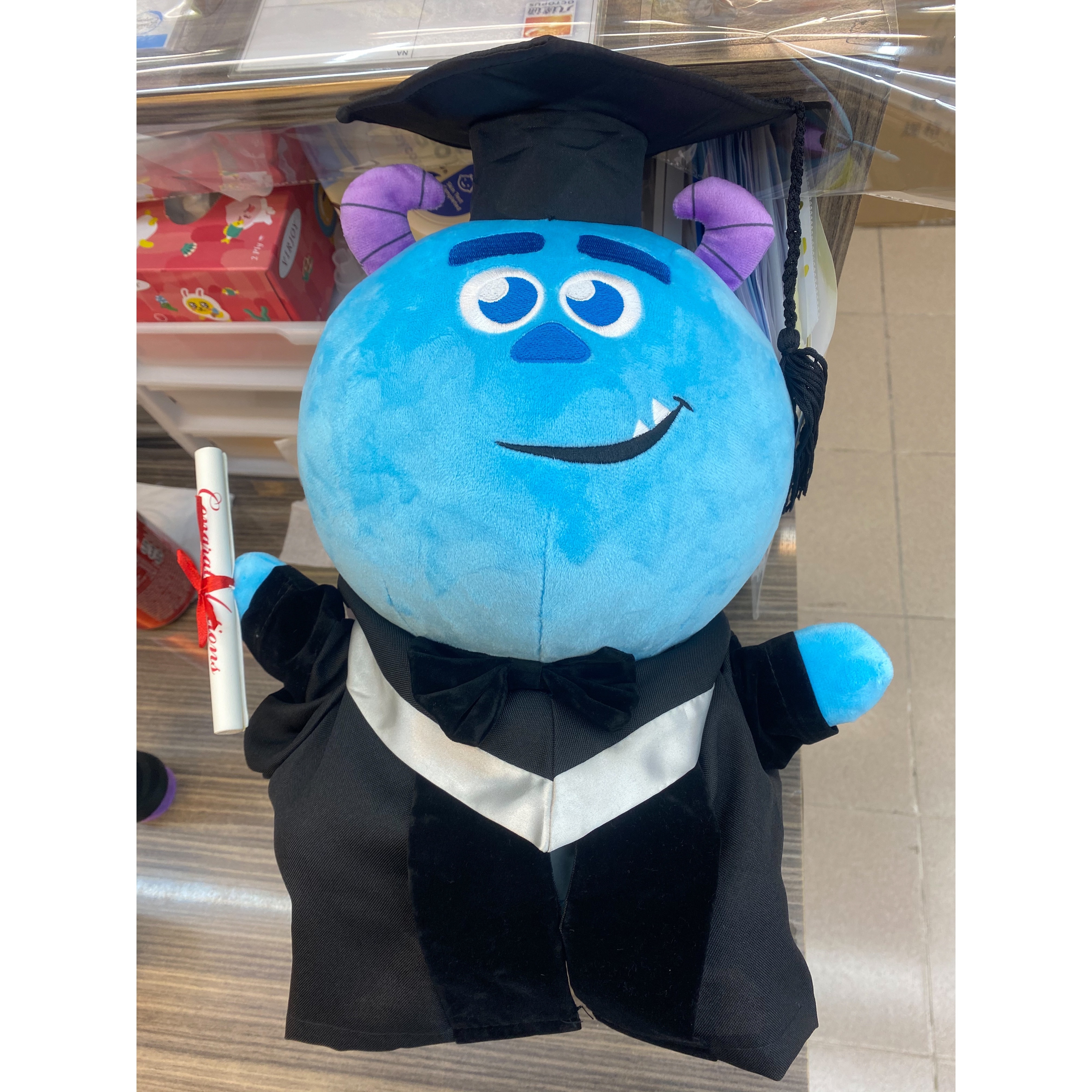 12 吋毛毛畢業公仔