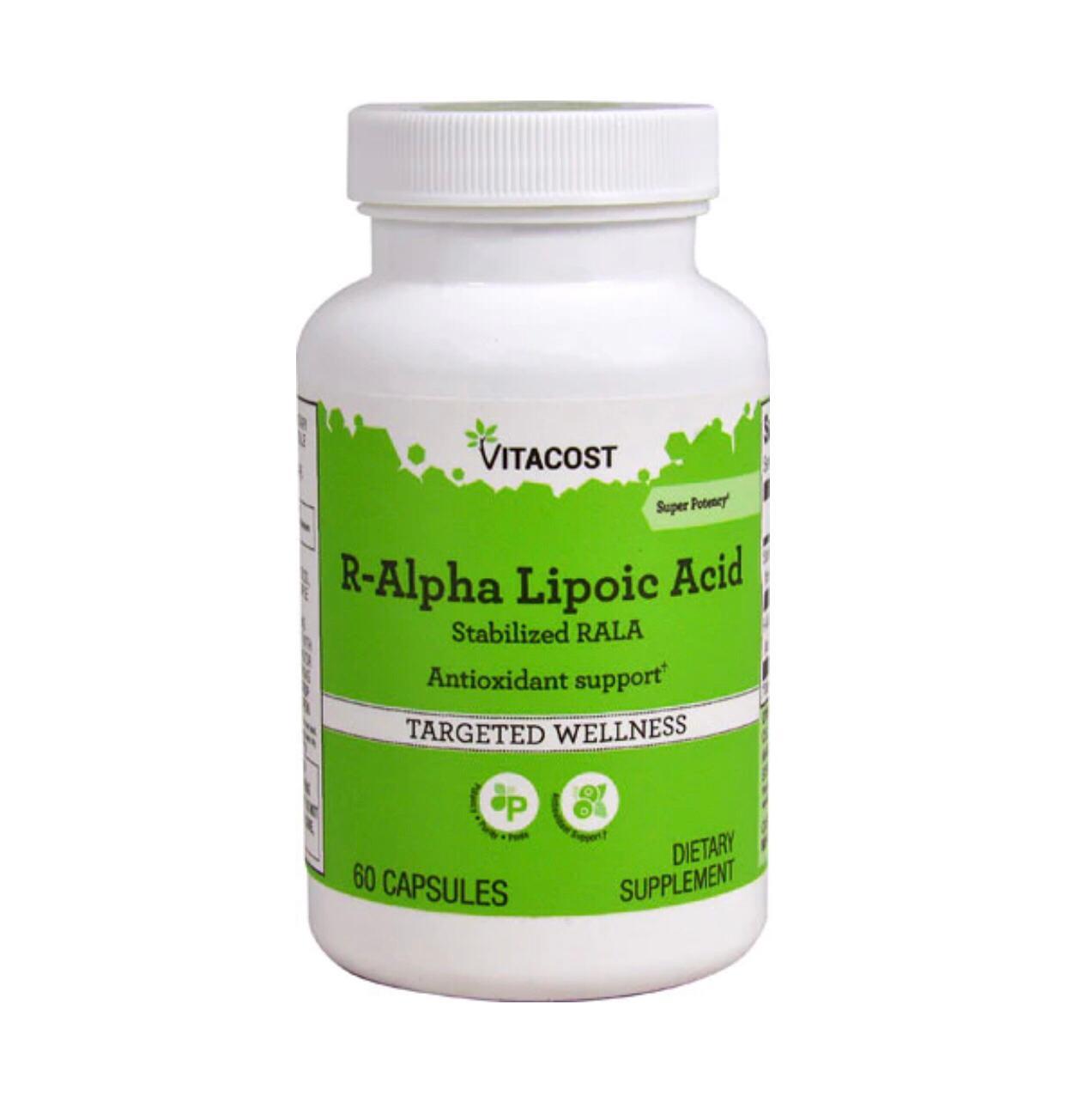 Vitacost RAlpha Lipoic Acid Stabilized RALA 210 mg