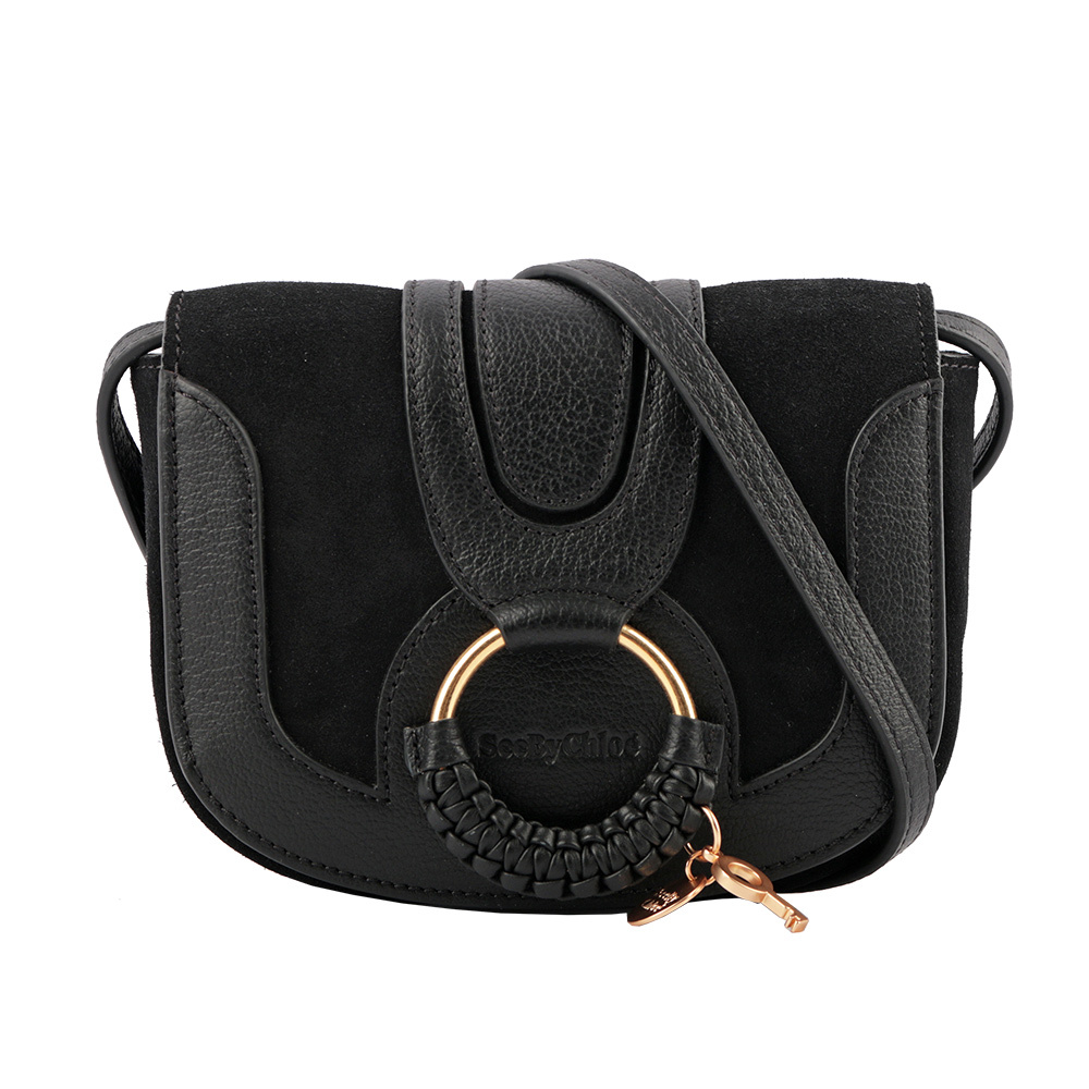 【See by Chloé】HANA BAG迷你型牛皮/麂皮斜背包