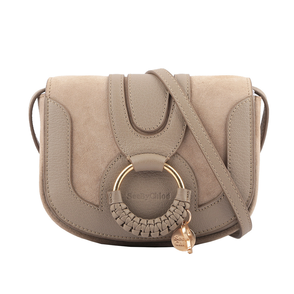 【See by Chloé】HANA BAG迷你型牛皮/麂皮斜背包