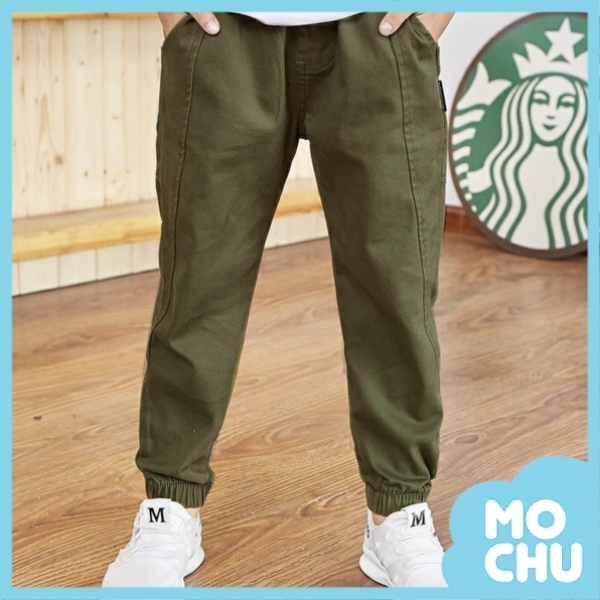 雅痞風束口長褲(三色)