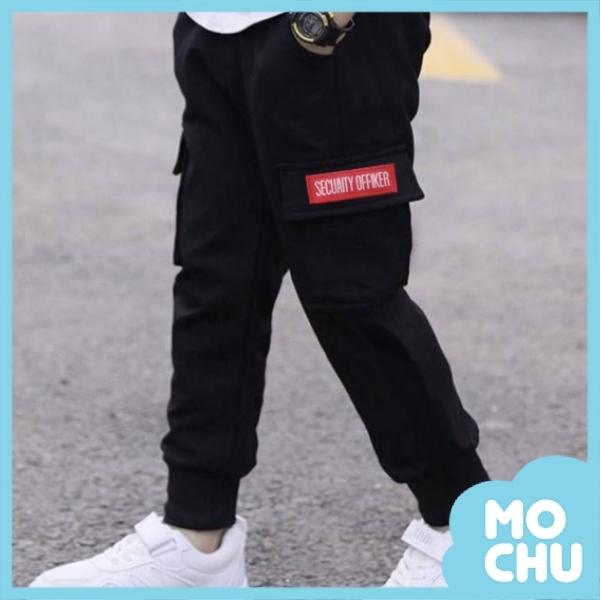 色彩條拼接大口袋休閒褲(三色)