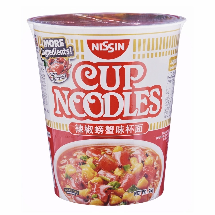 日清合味道 辣椒螃蟹味杯麵