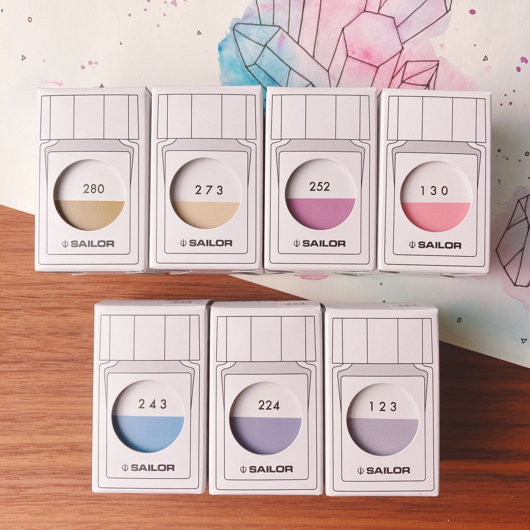 寫樂Sailor | 100色 墨水