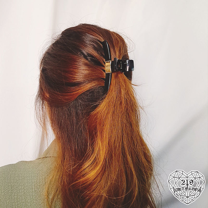 壓克力拉絲金屬鯊魚夾