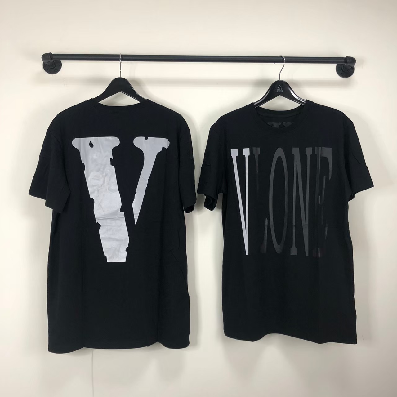 VLONE 3M 反光 黑色 短T