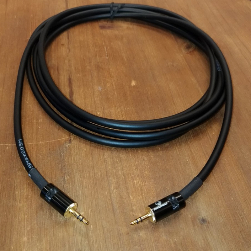 音源線 公對公 雙聲道導線 3M/5M 台灣手工製 錄音級 6.3mm轉3.5mm / 3.5mm