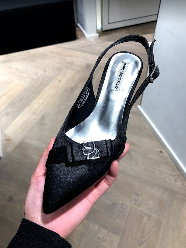 karl lagerfeld kitten heels