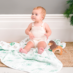 aden+anais 獅子王純棉厚毯