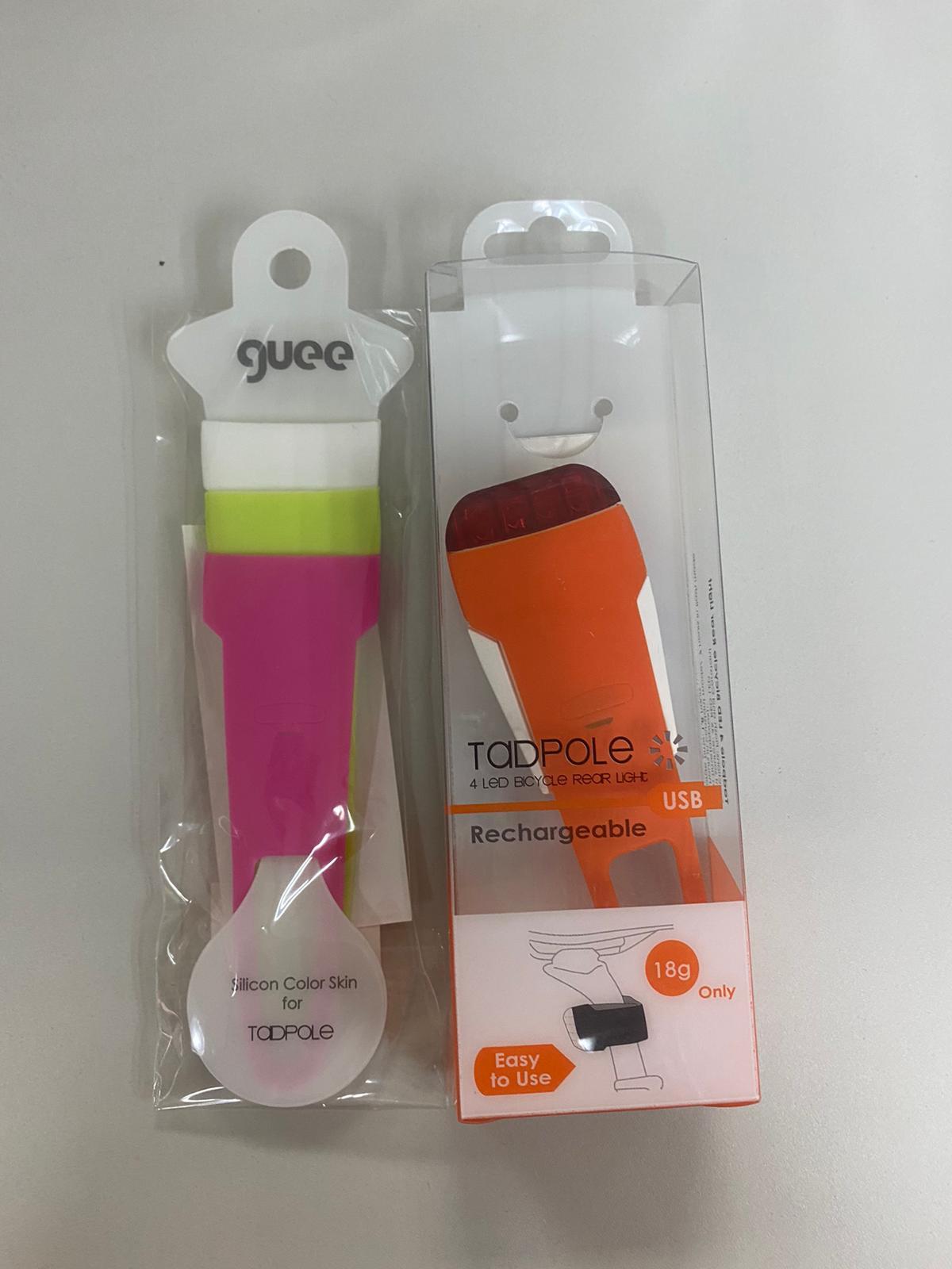 GUEE TADPOLE 4LED 叉電後燈 ~連燈套 *顏色隨機*