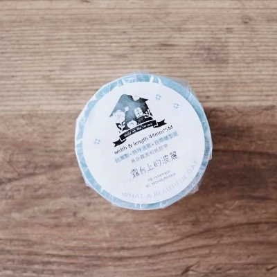 花之舞 鬱金香兔兔紙膠帶｜露台上的波麗 臺灣